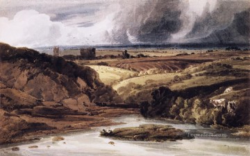 Watercolor Painting - Lydf scenery Thomas Girtin watercolor